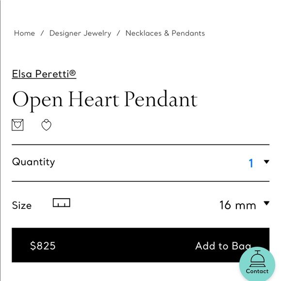 Tiffany & Co. Elsa Peretti Necklace with Diamond - Picture 10 of 10